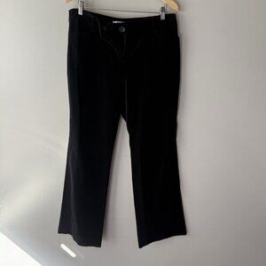 Ann Taylor LOFT Black Velvet Wide Leg Pants Trousers Women’s Sz 8 Marisa